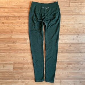 Alphalete Amplify Forest Green Leggings